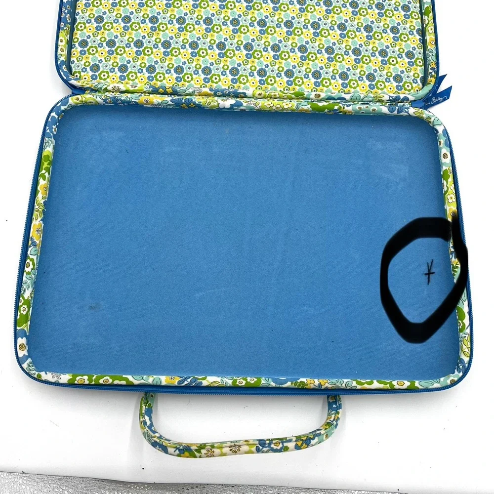 Vera Bradley English Meadows Hard Sided Laptop Carrying Case